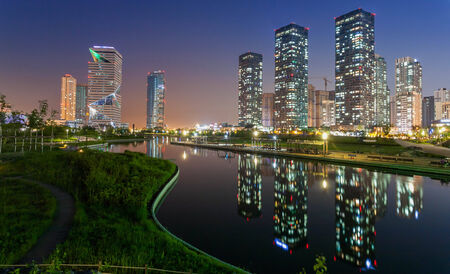 centralpark inchon koreaの写真素材