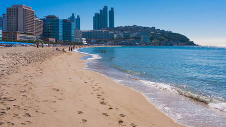 Sea at Busan cityの写真素材