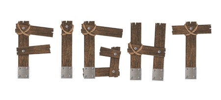 fight textの写真素材