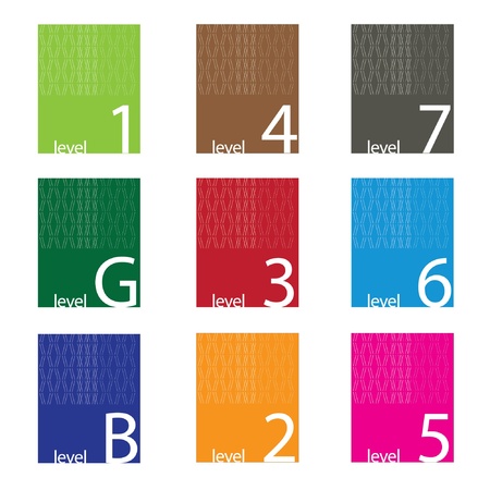 Level signage のイラスト素材