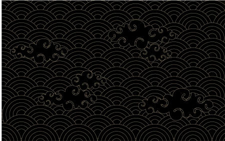 Illustration Featuring Giant Sea Waves のイラスト素材