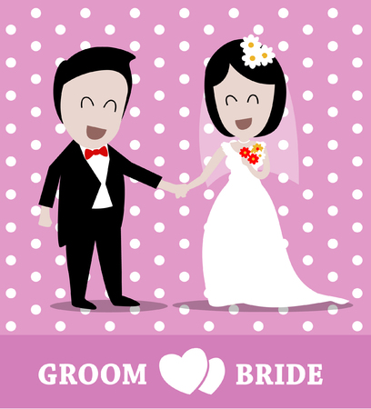 wedding couples のイラスト素材