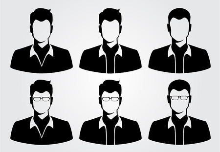 silhouette business peopleのイラスト素材