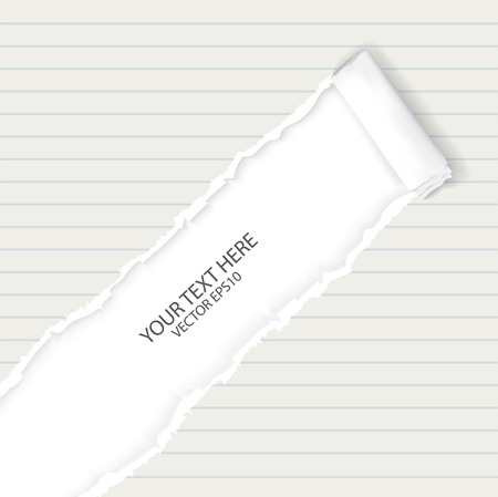 Ripped paper, space for copyのイラスト素材