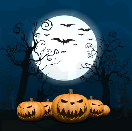 Halloween design backgroundのイラスト素材