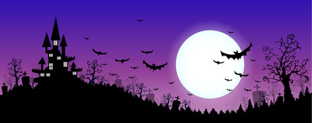 Halloween design backgroundのイラスト素材