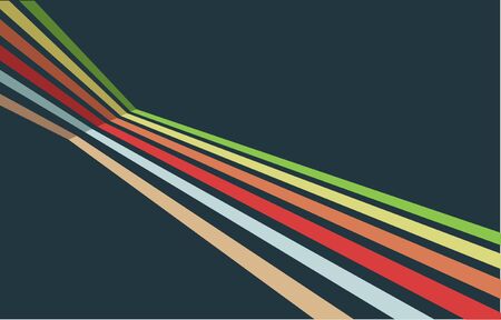 Dynamic colorful stripes. Abstract vintage backgroundのイラスト素材