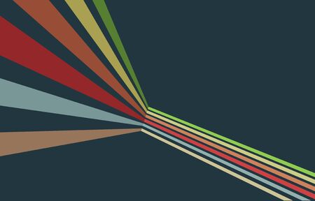 Dynamic colorful stripes. Abstract vintage backgroundのイラスト素材