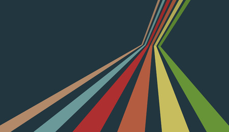 Dynamic colorful stripes. Abstract vintage backgroundのイラスト素材