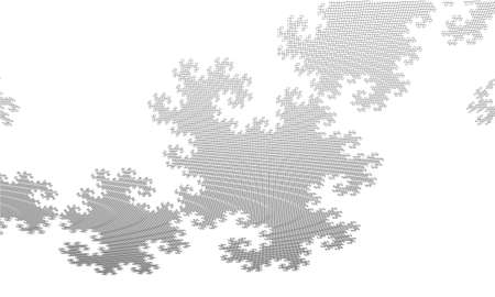 Abstract of Wireframe mesh polygonalのイラスト素材