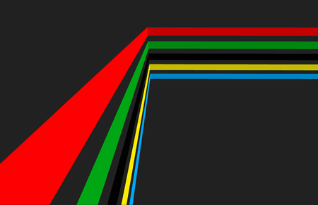 Dynamic colorful stripes. Abstract vintage backgroundのイラスト素材