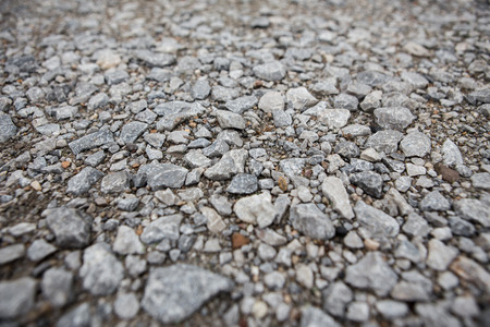 Ground rubble texture backgroundの写真素材