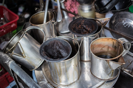 Close up of Thai Coffee Maker