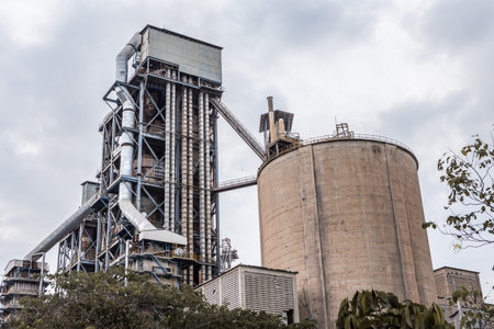 Industrial factory background