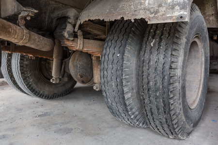 Wheel and Truck Suspension background