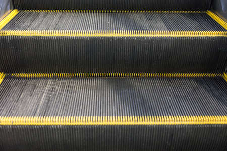 Close up of Escalator in the sky train station backgroundの写真素材