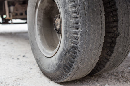 Close up of old tread texture background