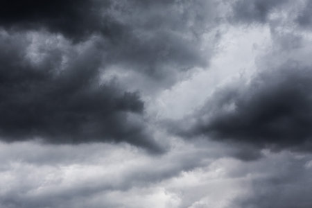 Pattern of Rain clouds texture background
