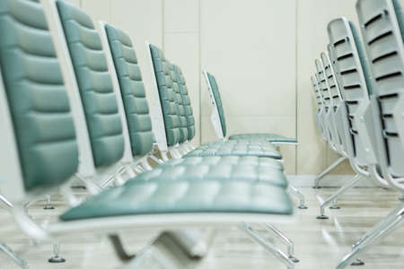 Waiting seats for patients in the hospitalの写真素材