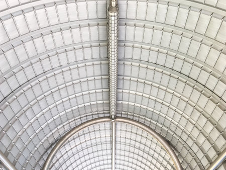 Pattern of metal sheet texture background.の写真素材