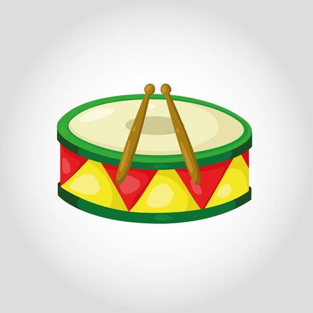 Illustrator of drumのイラスト素材