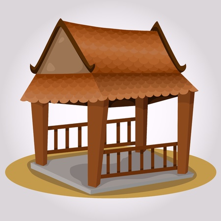 Illustrator of Pavilionのイラスト素材