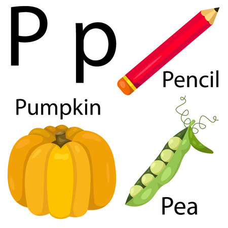 P alphabetのイラスト素材