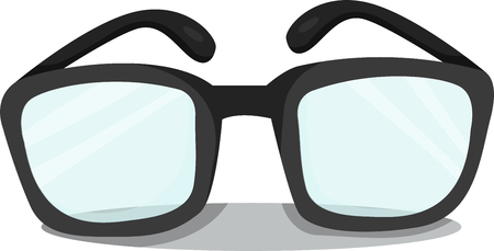 Illustrator of glassesのイラスト素材