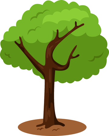 Illustrator of treeのイラスト素材