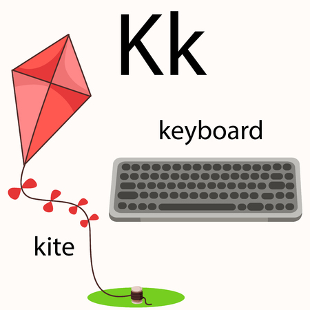 Illustrator of k vocabularyのイラスト素材