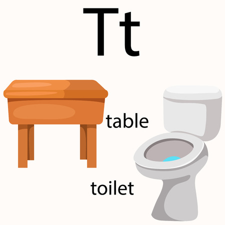 Illustration of t vocabularyのイラスト素材
