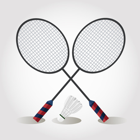Illustrator of badmintonのイラスト素材