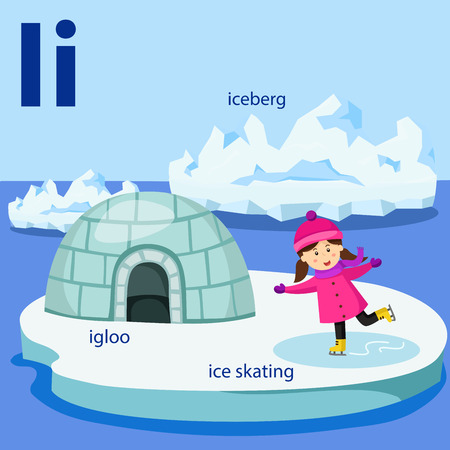 Illustrator of a-z set for i islatedのイラスト素材