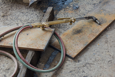 Acetylene torchの写真素材