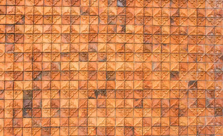 Brick wall pattern Thailandの写真素材