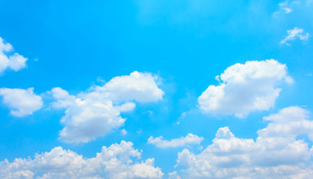 Clouds on the blue sky