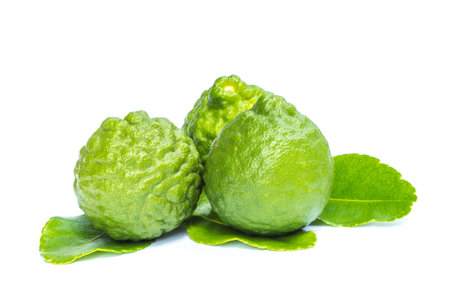 Bergamot isolated white background 