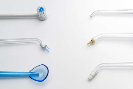 home water nozzle Dental hygiene tools setの写真素材