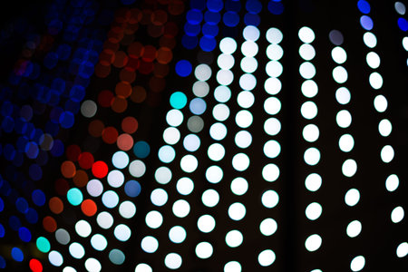 abstract led lighting bokeh digital background useful for celebrate festival or dj edm dance music...