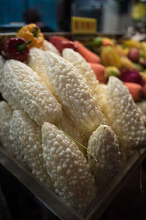 white bitter gourd for juice with mix fruit very delicious and healthy , popular famous drink in taipei ,taiwanの写真素材