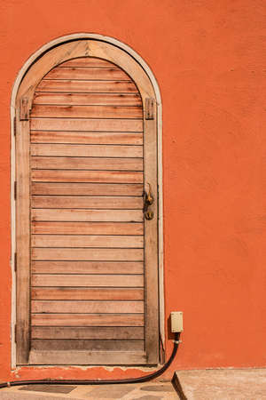 Wooden doorの写真素材