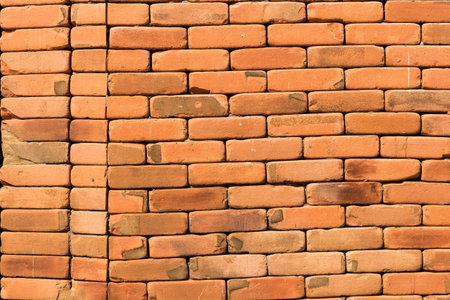 Background of old vintage brick wall