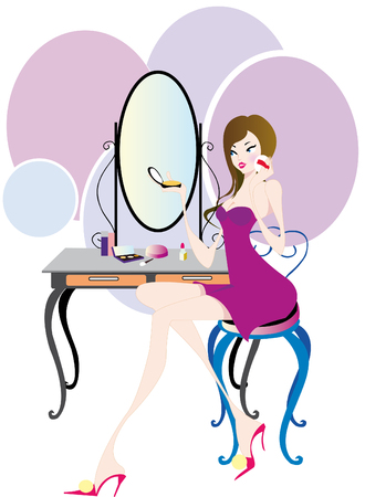 Women beauty salon body designのイラスト素材