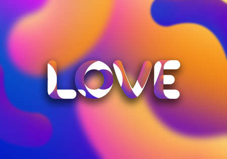 Love is the colorful of lifeの写真素材