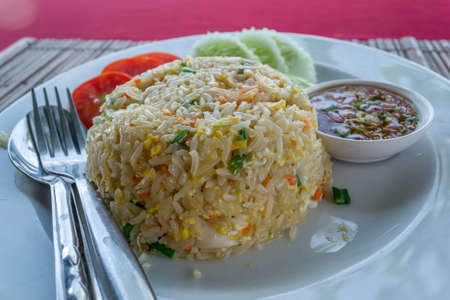 fried rice ,Thai cuisineの写真素材