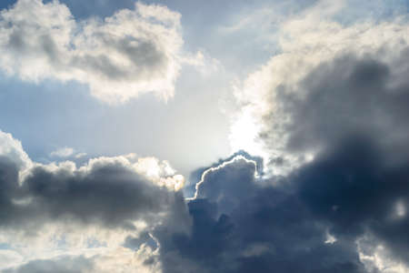 raincloud or nimbus backgroundの写真素材