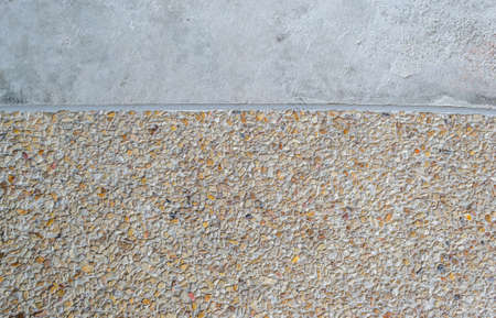 sand texture floor and cement wallの写真素材