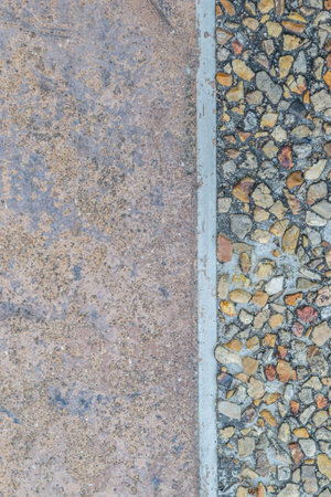 sand floor with cementの写真素材