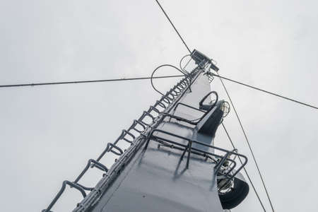 Mast of the ferryboatの写真素材