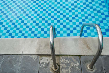 Swimming pool with stairの写真素材